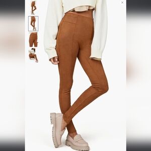 Spanx Faux Suede Leggings